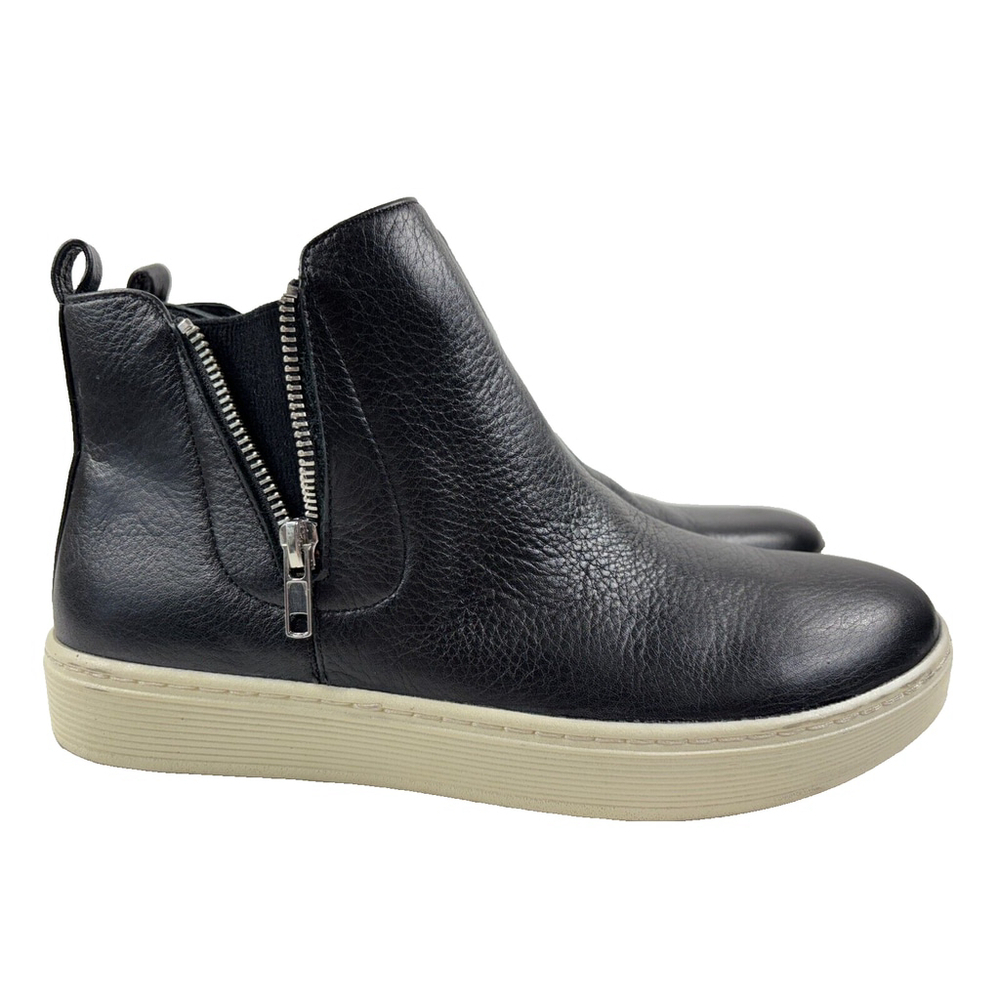 Söfft Britton Zip Black Waterproof Leather Ankle Boot Women's Size 9.5M
